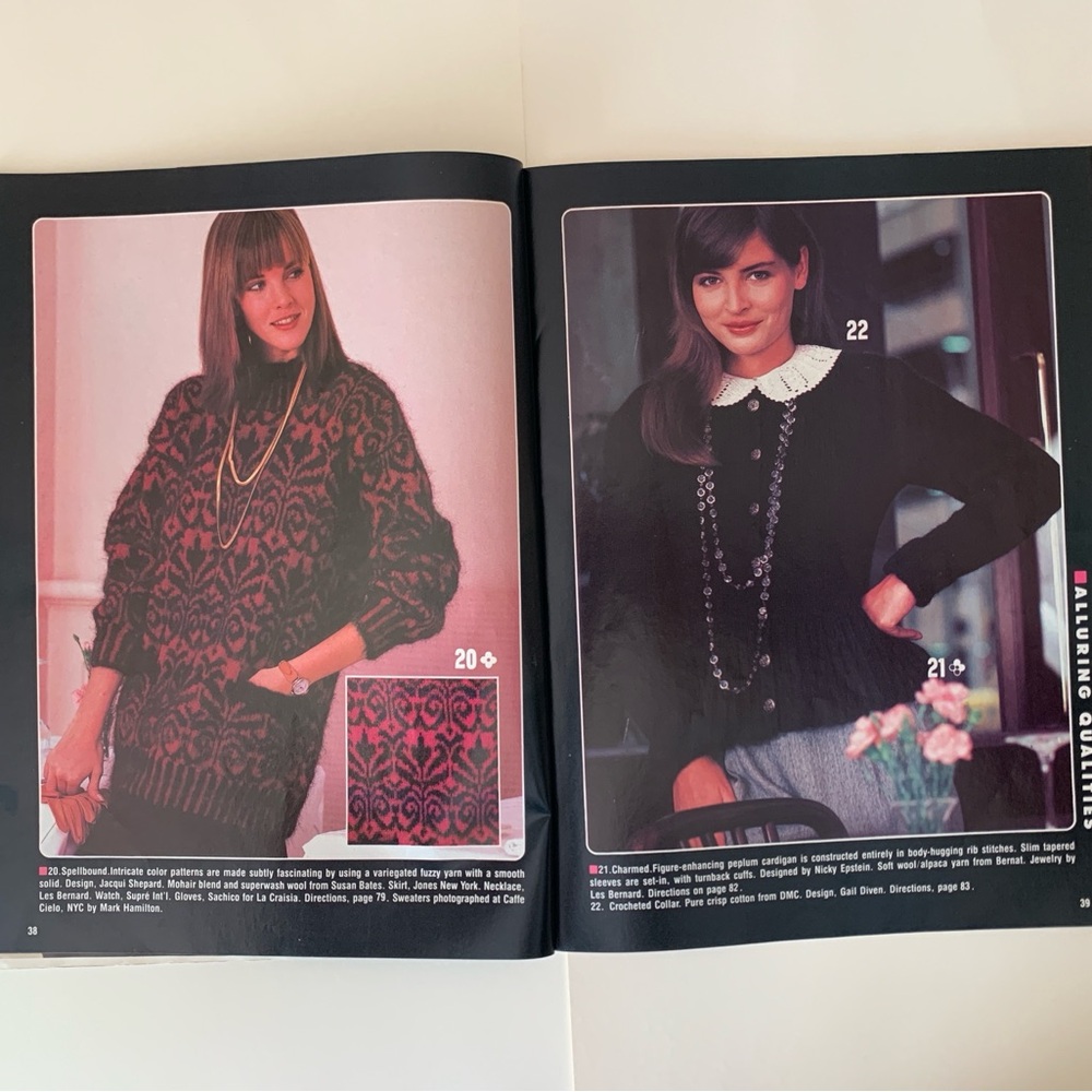 Knitting With Simplicity Magazine 30 Winning Fall Designs Full Patterns Included - Picture 12 of 17